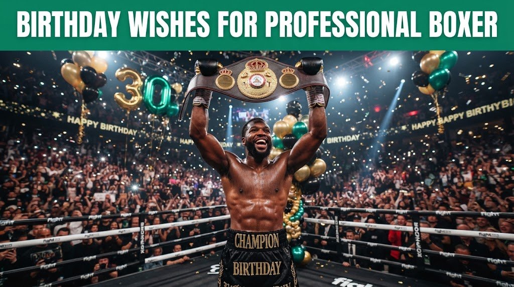 Birthday Wishes for Professional Boxer