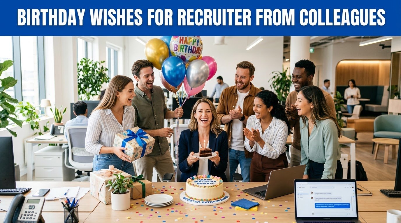 Birthday Wishes for Recruiter from Colleagues