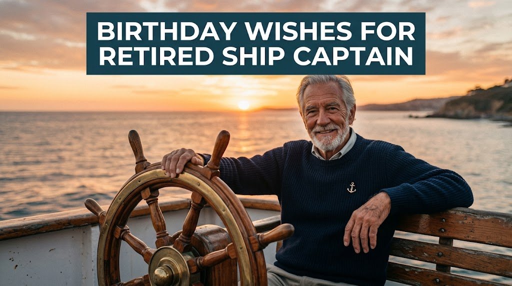Birthday Wishes for Retired Ship Captain