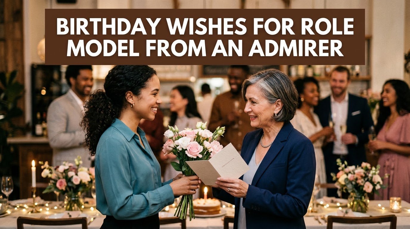 Birthday Wishes for Role Model from an Admirer