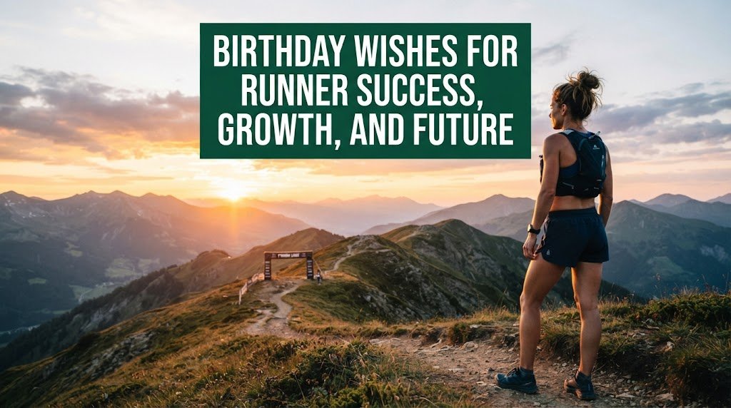 Birthday Wishes for Runner Success, Growth, and Future Journey