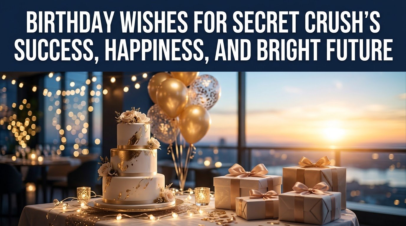 Birthday Wishes for Secret Crush's Success