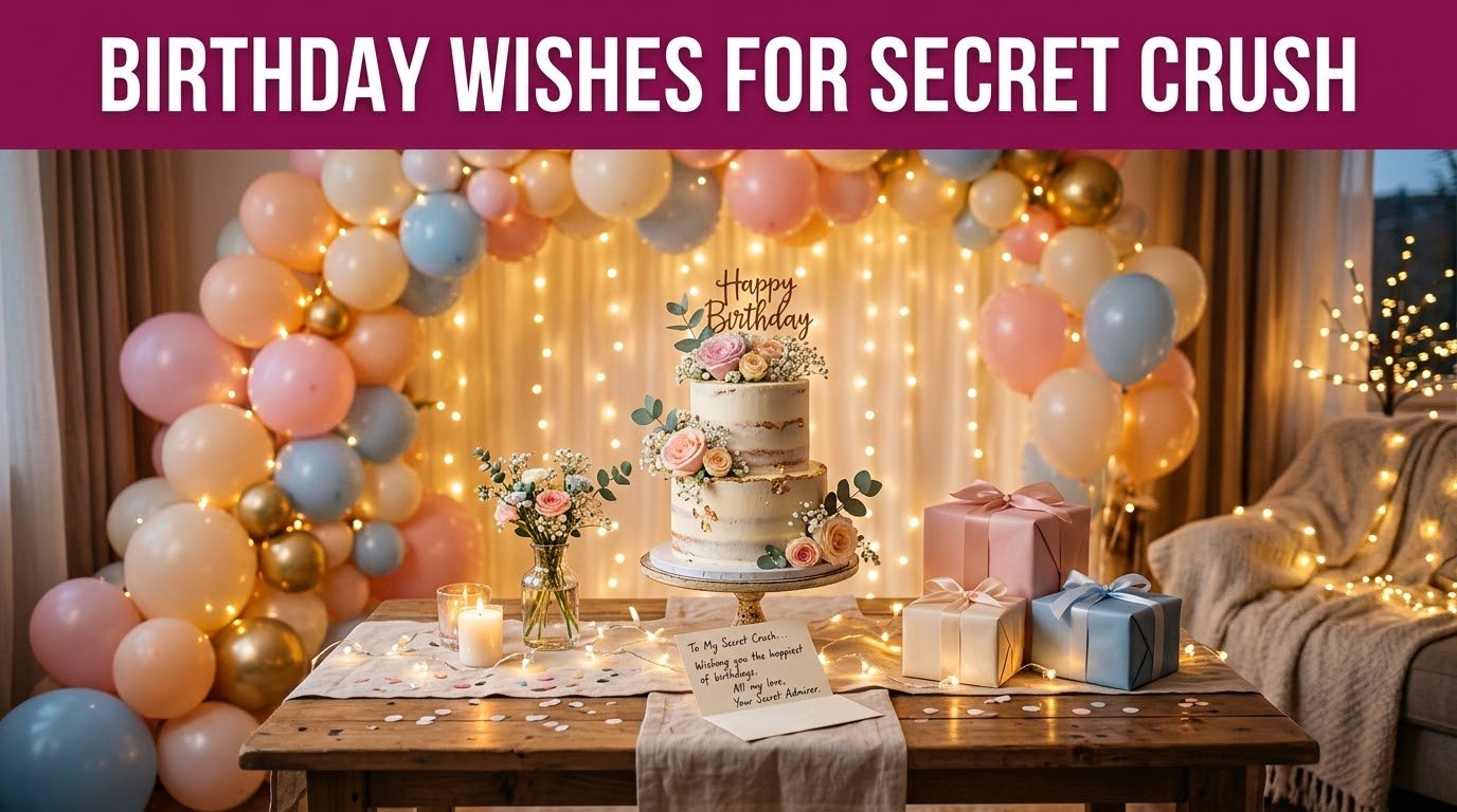 Birthday Wishes for Secret Crush