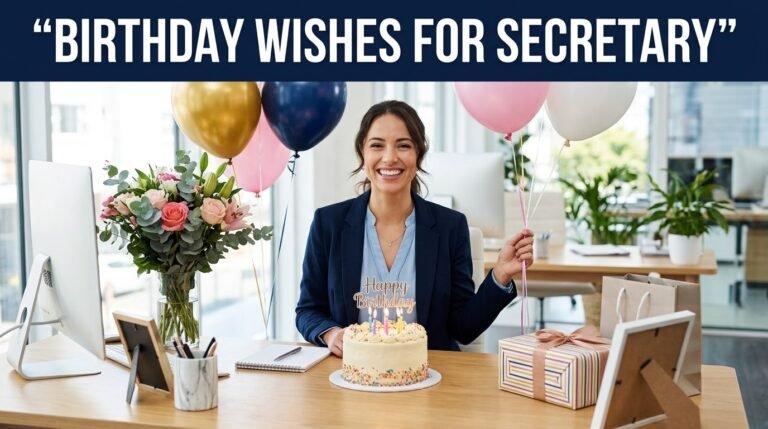 Birthday Wishes for Secretary