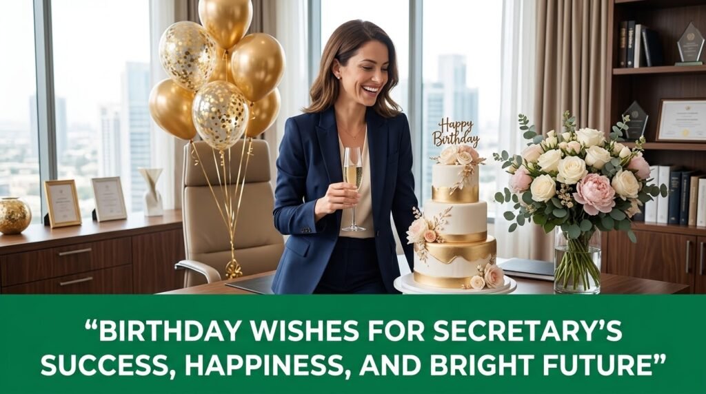 Birthday Wishes for Secretary's Success