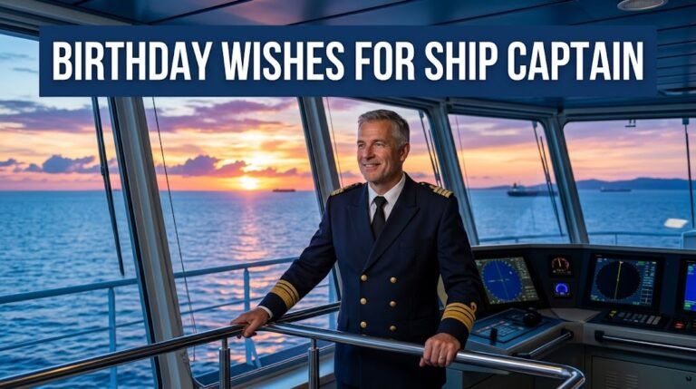 Birthday Wishes for Ship Captain
