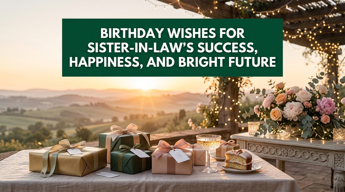 Birthday Wishes for Sister-in-Law's Success