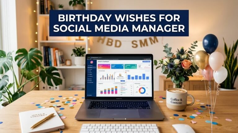 Birthday Wishes for Social Media Manager