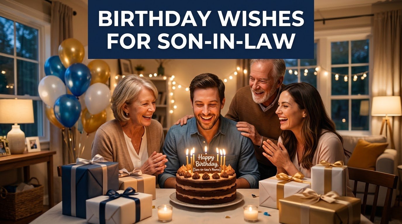 Birthday Wishes for Son-in-Law