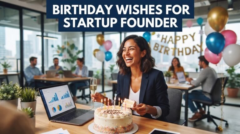 Birthday Wishes for Startup Founder