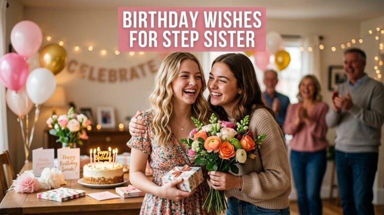 Birthday Wishes for Step Sister