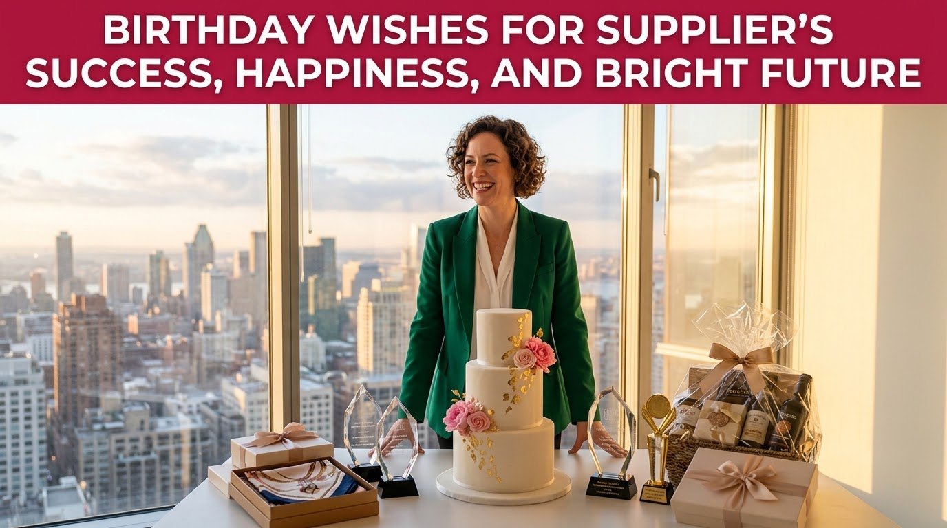 Birthday Wishes for Supplier's Success
