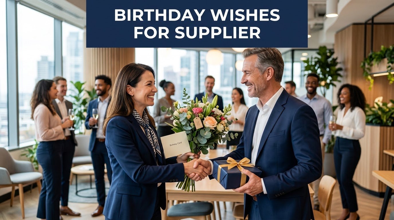 Birthday Wishes for Supplier