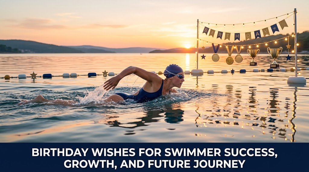 Birthday Wishes for Swimmer Success, Growth, and Future Journey