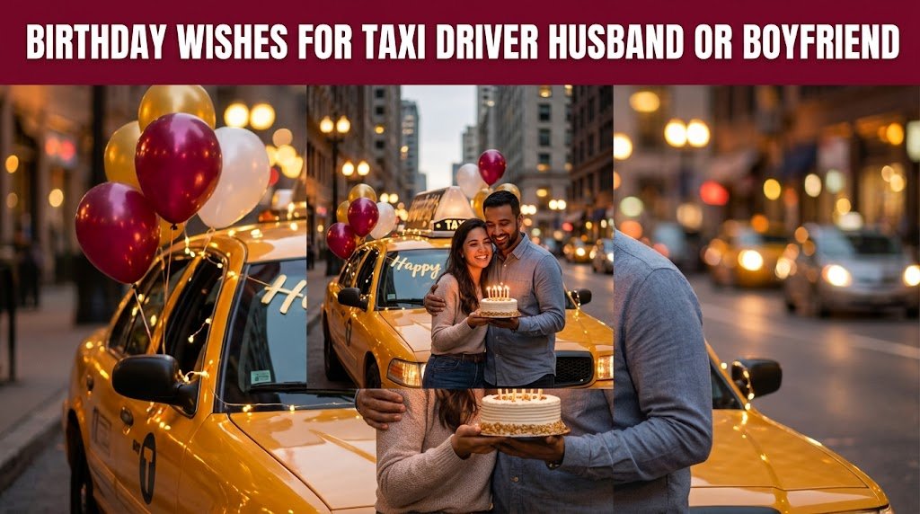 Birthday Wishes for Taxi Driver Husband or Boyfriend