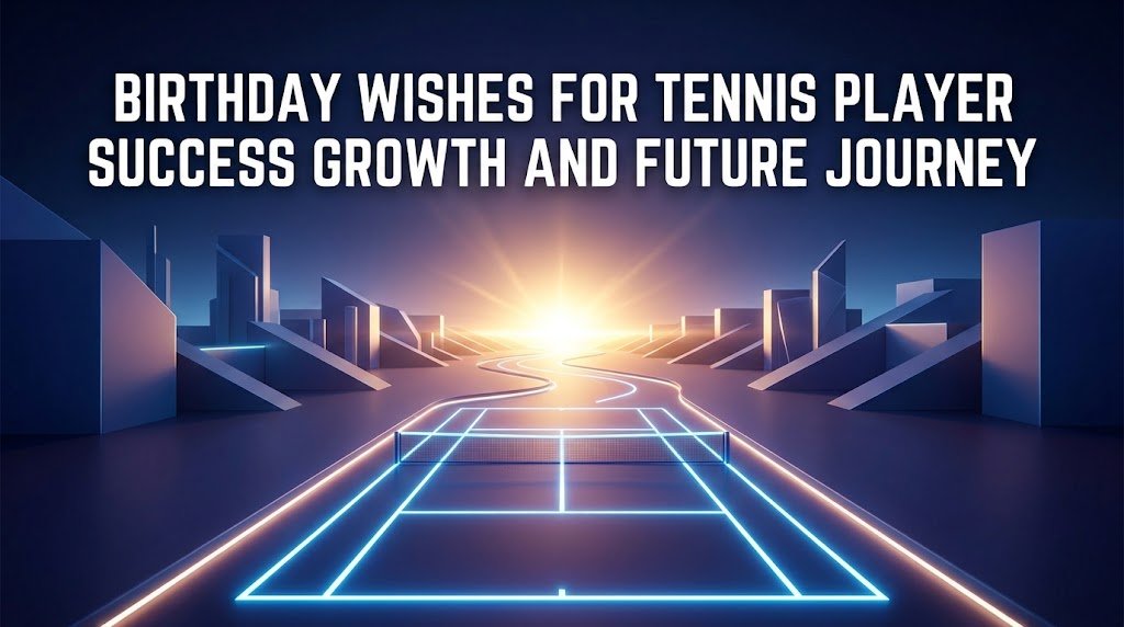 Birthday Wishes for Tennis Player Success Growth and Future Journey
