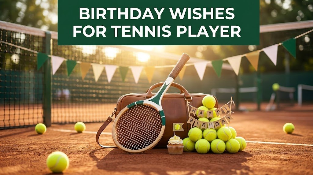 Birthday Wishes for Tennis Player