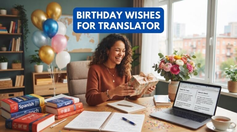 310+ Birthday Wishes for Translator to Make Them Smile