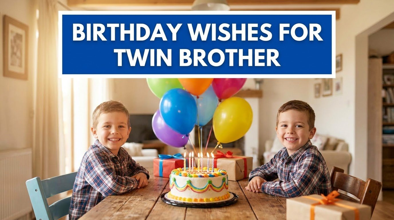Birthday Wishes for Twin Brother