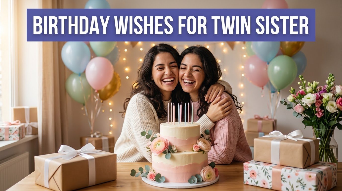 Birthday Wishes for Twin Sister