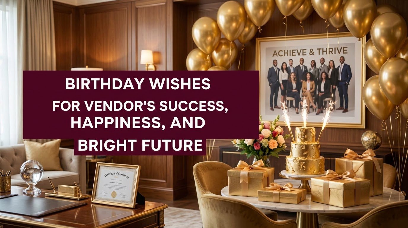 Birthday Wishes for Vendor's Success