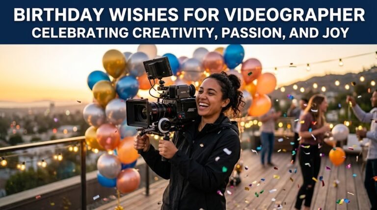 Birthday Wishes for Videographer