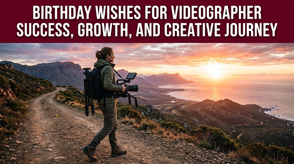 Birthday Wishes for Videographer Success, Growth, and Creative Journey