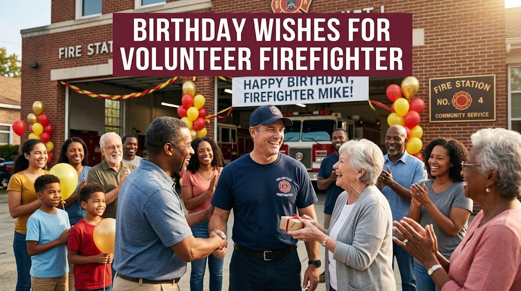 Birthday Wishes for Volunteer Firefighter