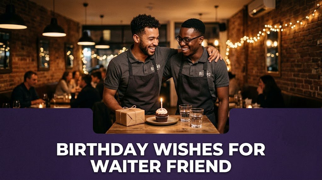 Birthday Wishes for Waiter Friend