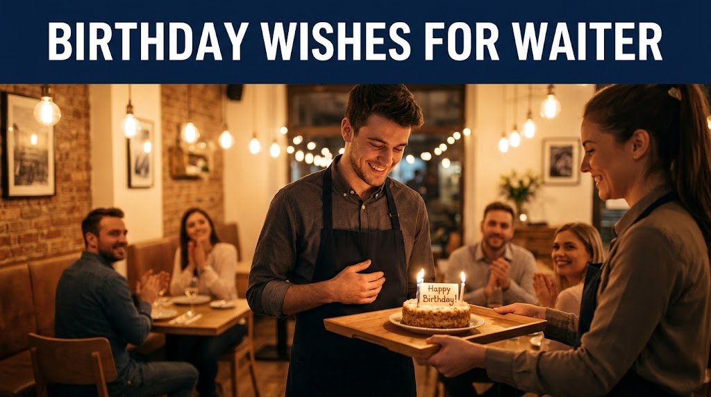 Birthday Wishes for Waiter