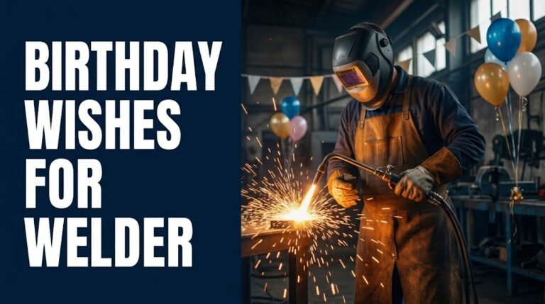 Birthday Wishes for Welder