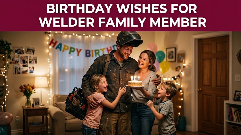 Birthday Wishes for Welder Family Member
