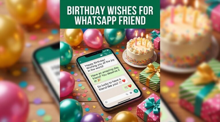 Birthday Wishes for WhatsApp Friend