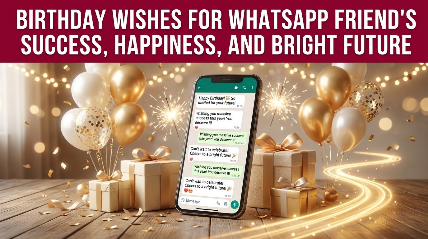 Birthday Wishes for WhatsApp Friend's Success,
