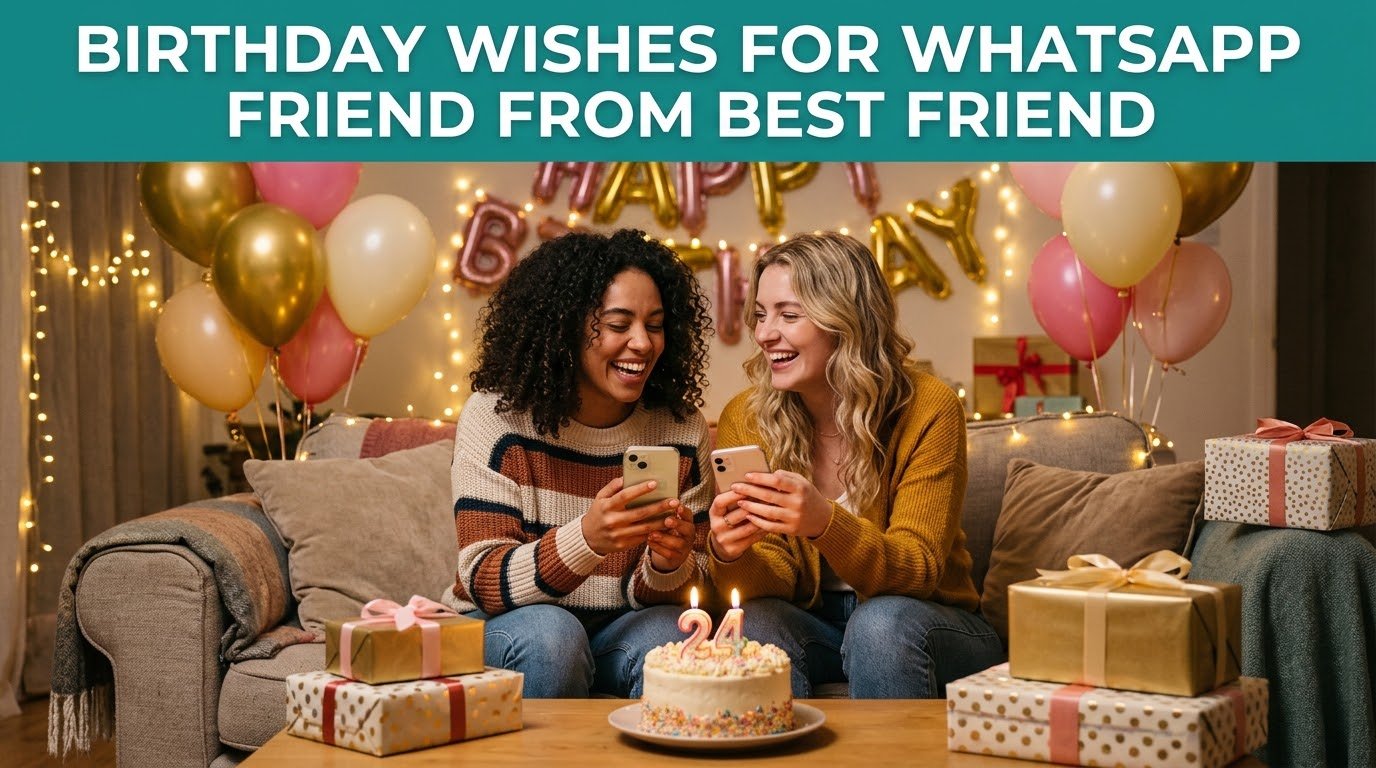 Birthday Wishes for WhatsApp Friend from Best Friend