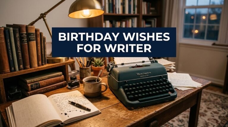 Birthday Wishes for Writer