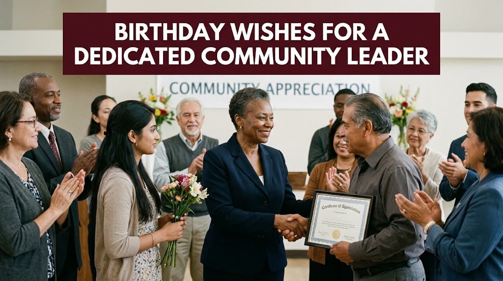 Birthday Wishes for a Dedicated Community Leader