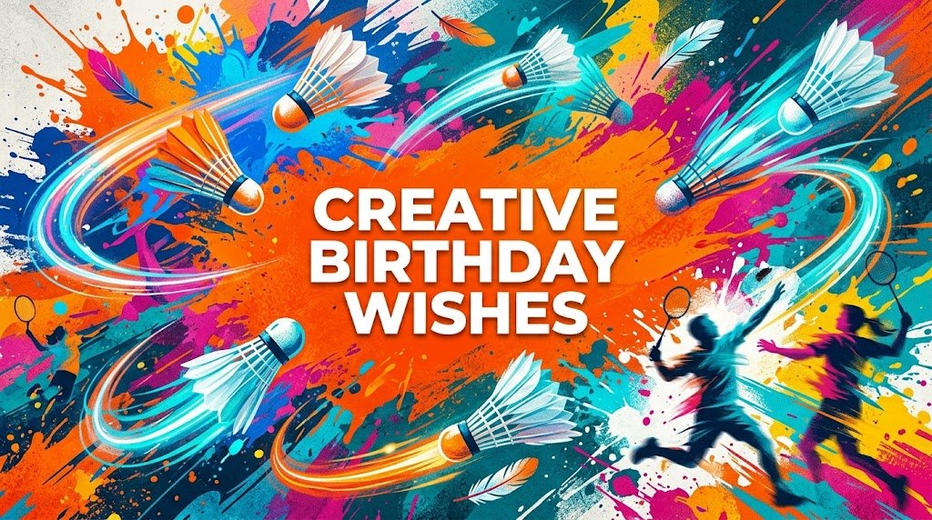 Creative Birthday Wishes for Badminton Player