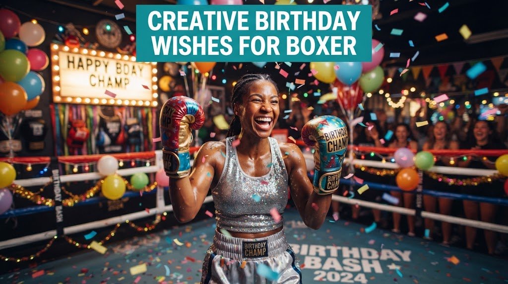 Creative Birthday Wishes for Boxer