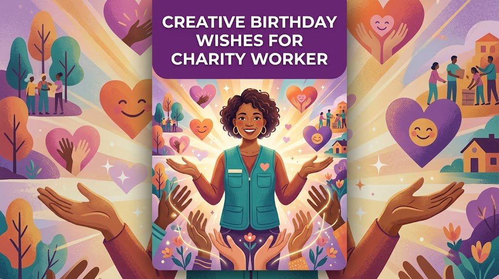 Creative Birthday Wishes for Charity Worker