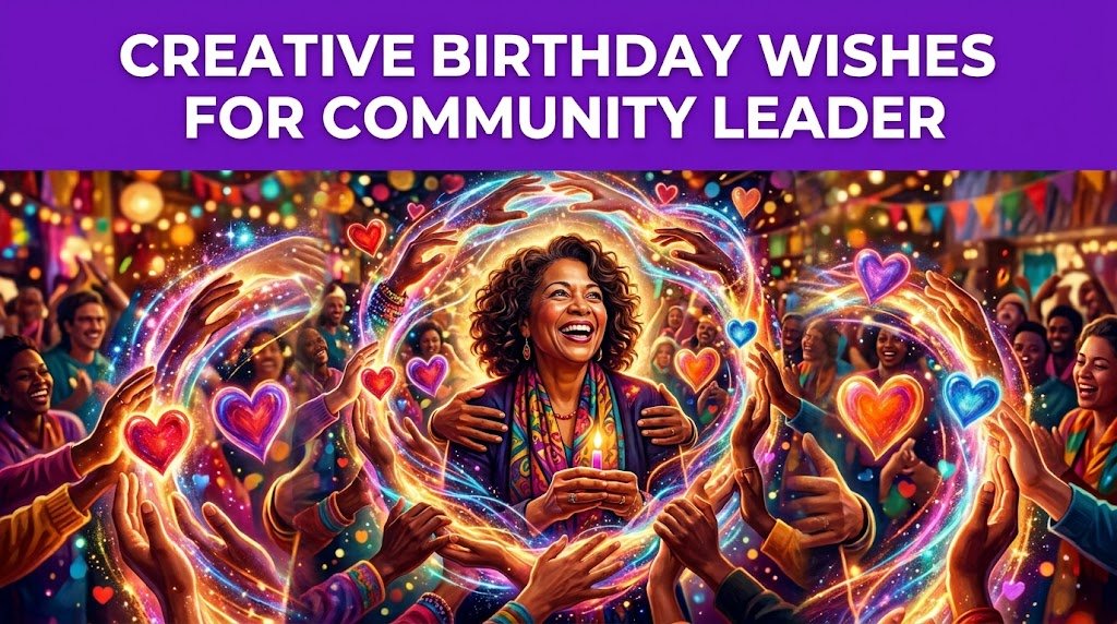 Creative Birthday Wishes for Community Leader