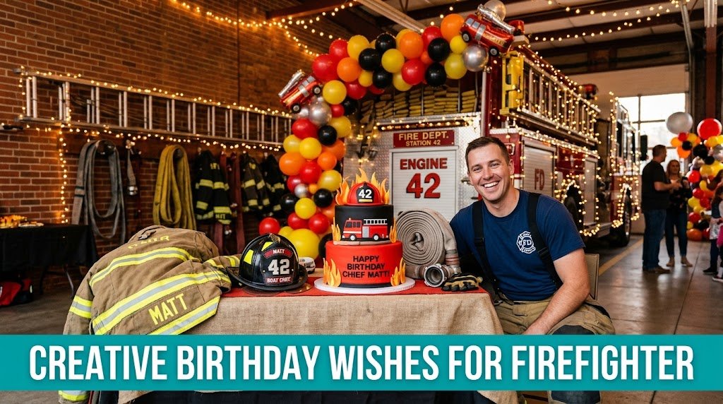 Creative Birthday Wishes for Firefighter