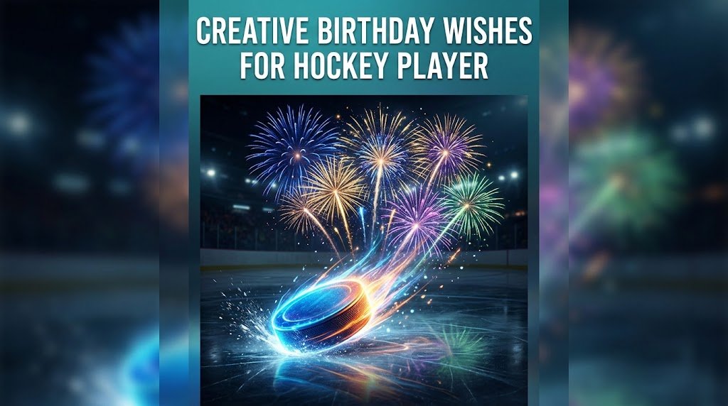 Creative Birthday Wishes for Hockey Player