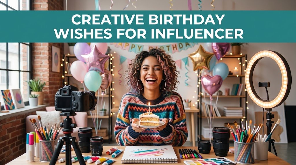 Creative Birthday Wishes for Influencer