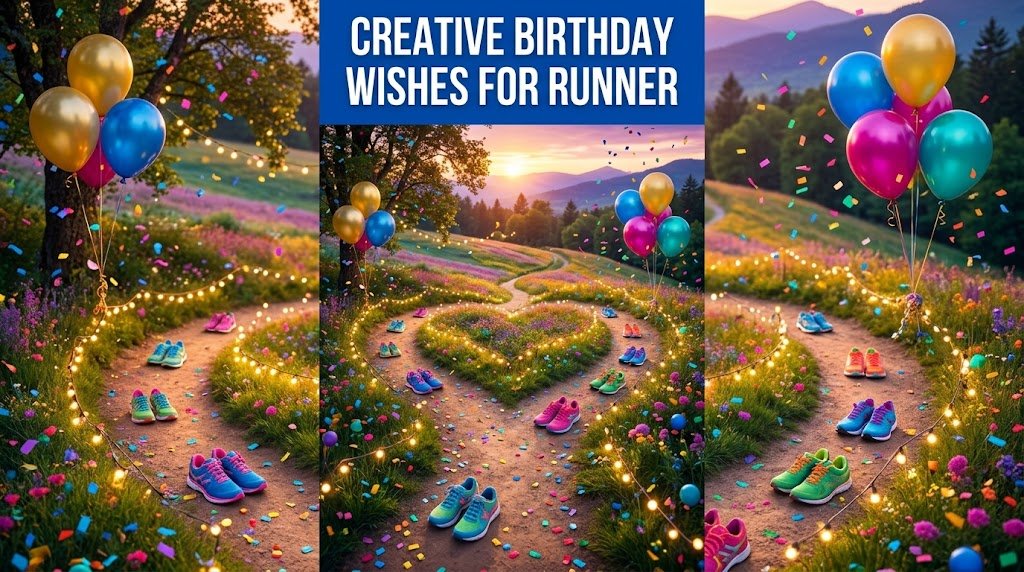 Creative Birthday Wishes for Runner