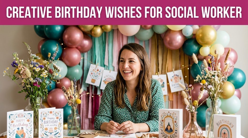 Creative Birthday Wishes for Social Worker