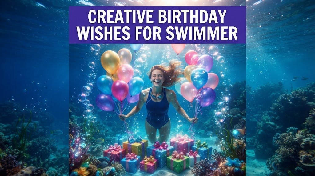 Creative Birthday Wishes for Swimmer