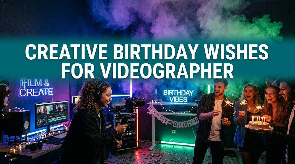 Creative Birthday Wishes for Videographer