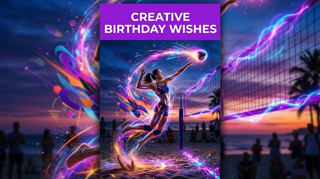 Creative Birthday Wishes for Volleyball Player