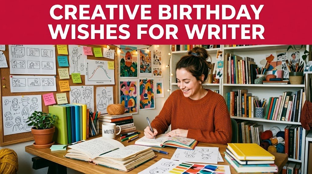 Creative Birthday Wishes for Writer